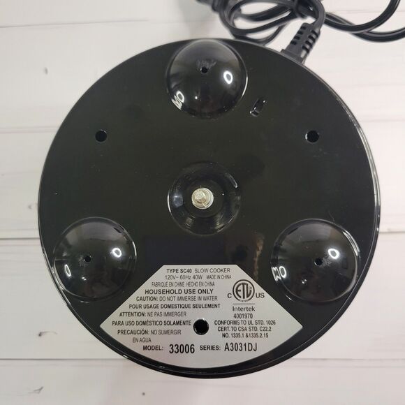 Hamilton Beach mini slow cooker model 33006 NWOT - Picture 7 of 7